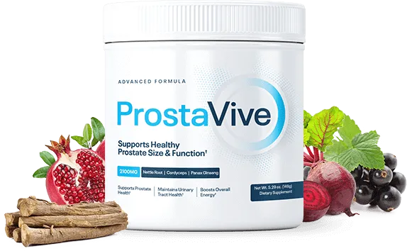 ProstaVive Advanced Formula powder — Supports Healthy Prostate Size and Function, natural prostate supplement for men over 50